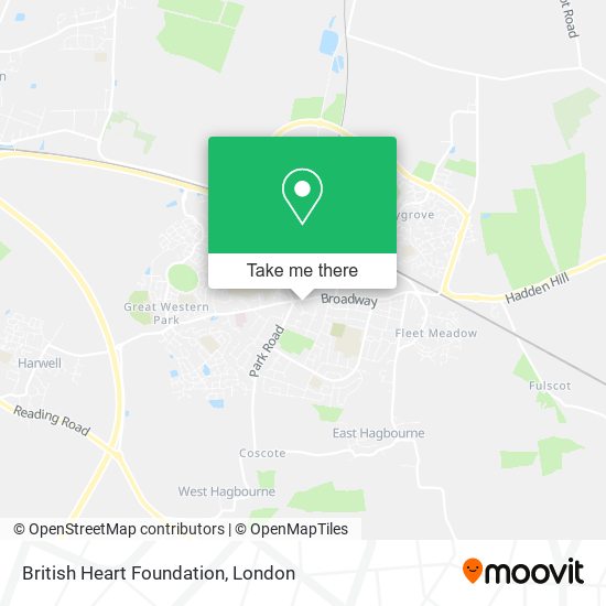 British Heart Foundation map