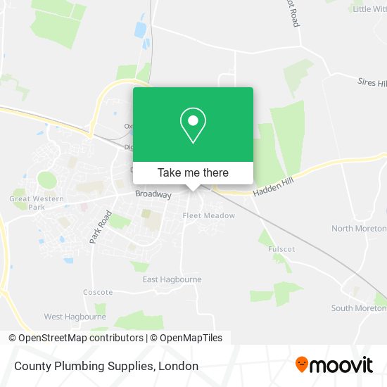 County Plumbing Supplies map