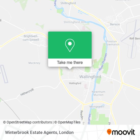 Winterbrook Estate Agents map