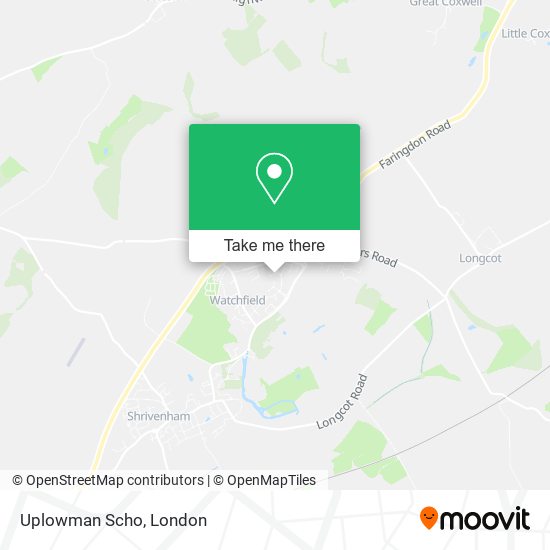 Uplowman Scho map
