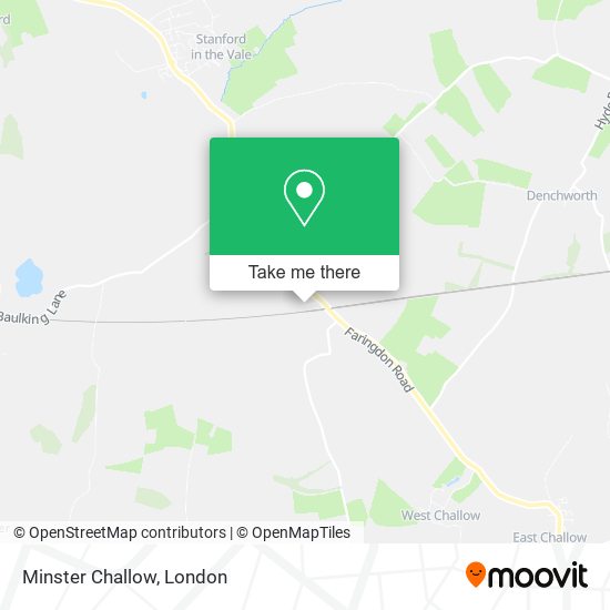 Minster Challow map
