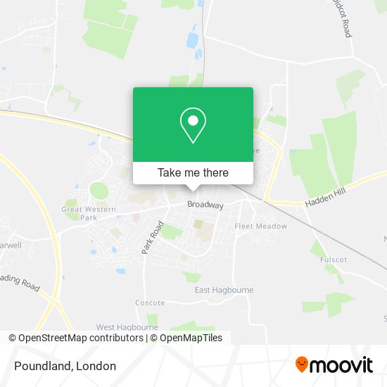 Poundland map