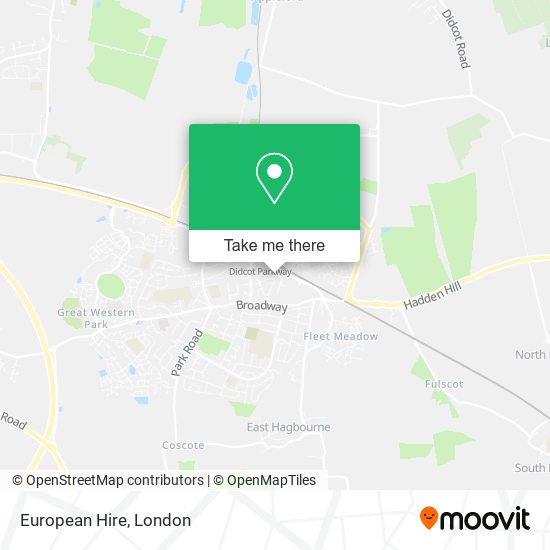 European Hire map