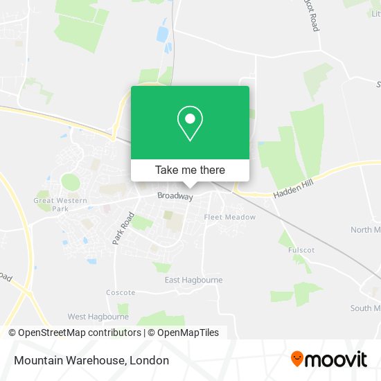 Mountain Warehouse map