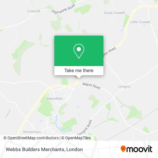 Webbs Builders Merchants map