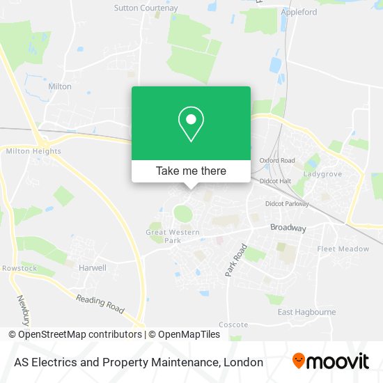 AS Electrics and Property Maintenance map