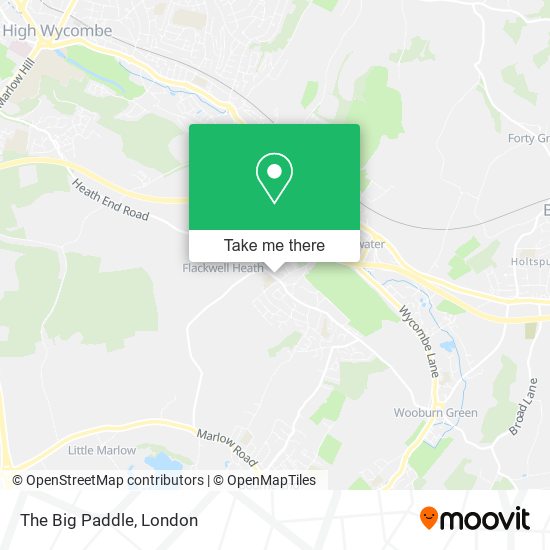 The Big Paddle map