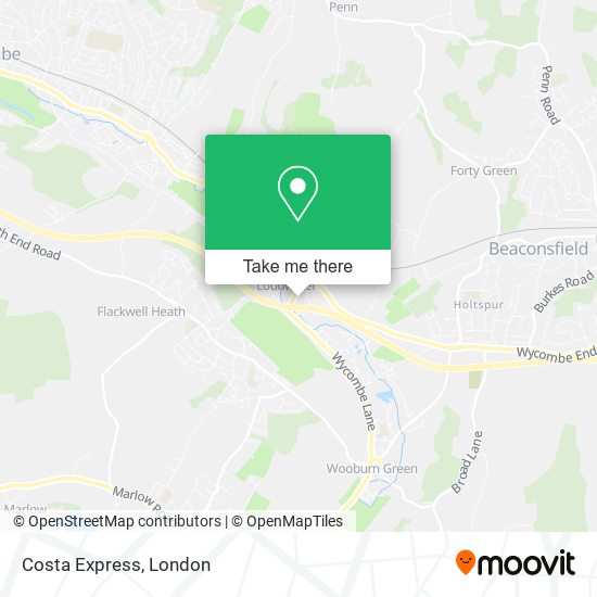 Costa Express map