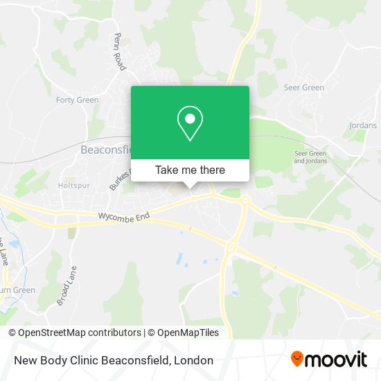 New Body Clinic Beaconsfield map