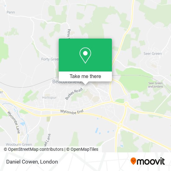 Daniel Cowen map