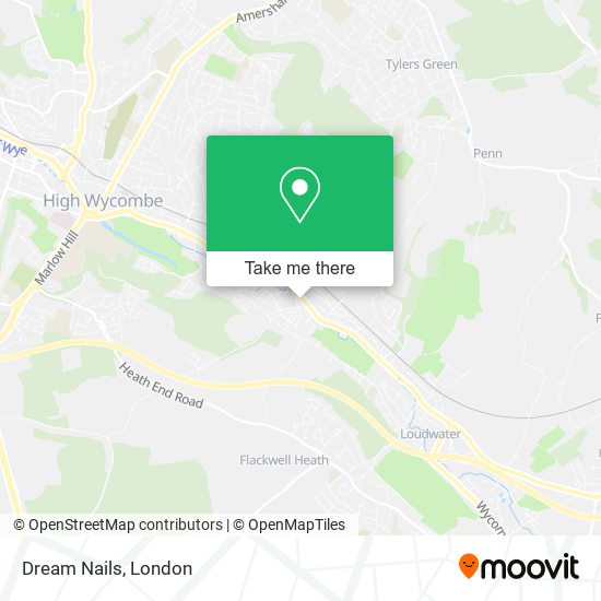 Dream Nails map
