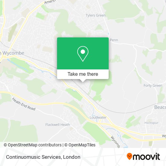 Continuomusic Services map