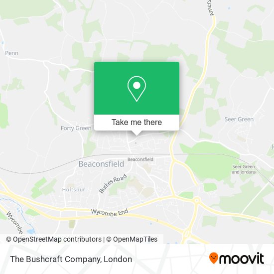 The Bushcraft Company map