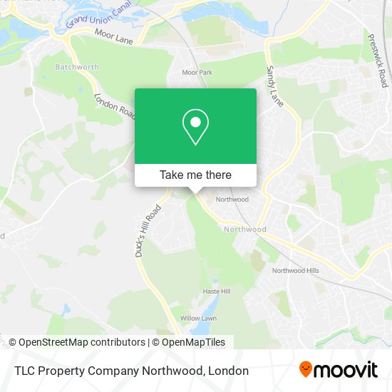 TLC Property Company Northwood map