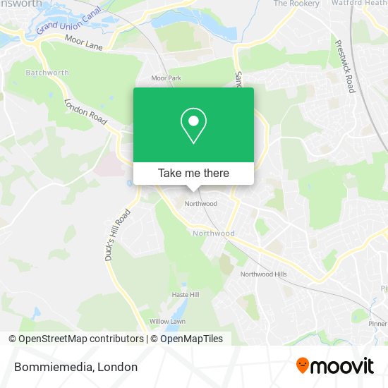 Bommiemedia map