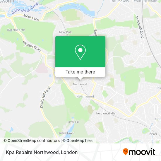 Kpa Repairs Northwood map