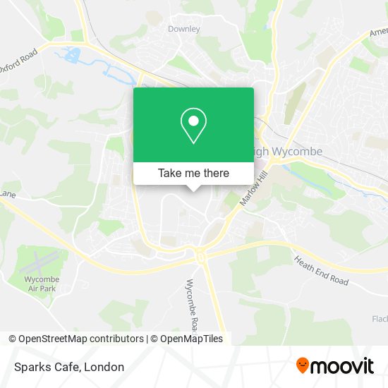 Sparks Cafe map