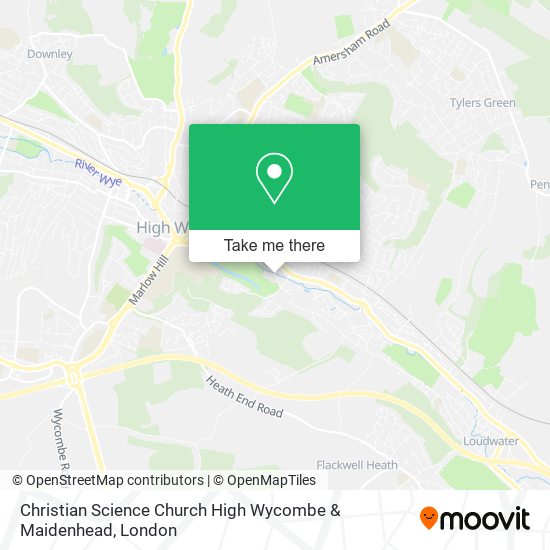Christian Science Church High Wycombe & Maidenhead map