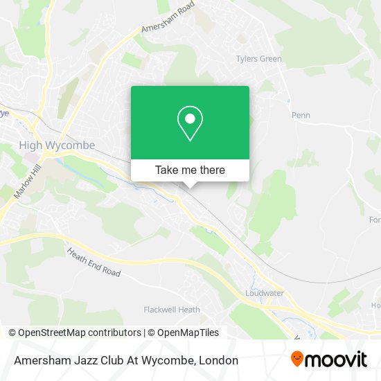 Amersham Jazz Club At Wycombe map