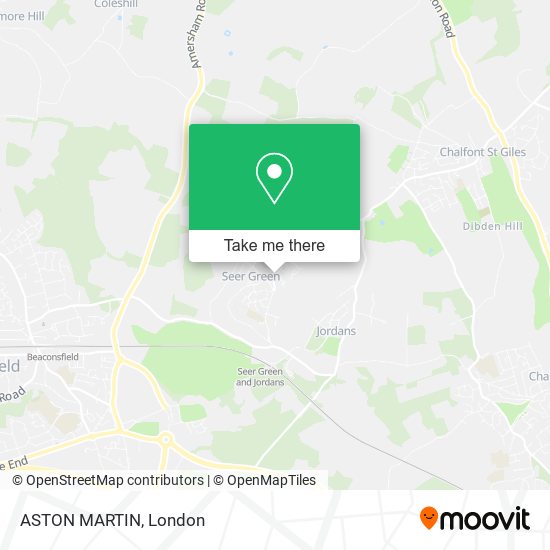 ASTON MARTIN map