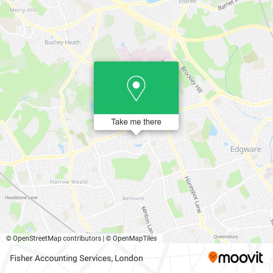 Fisher Accounting Services map