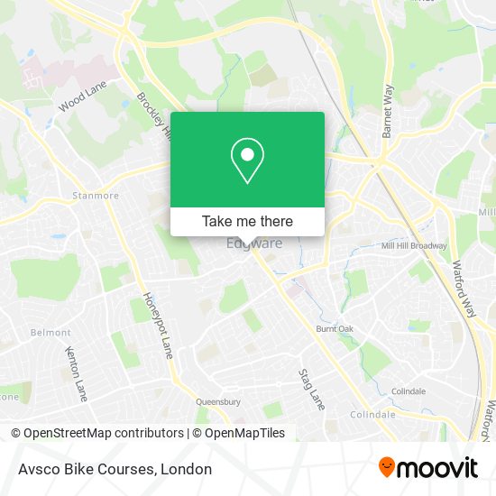 Avsco Bike Courses map