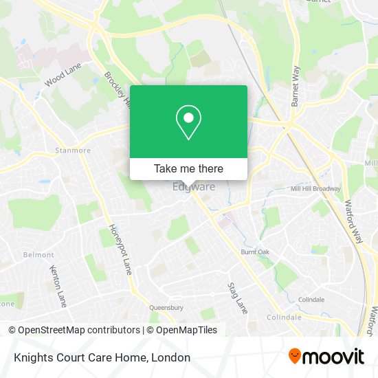 Knights Court Care Home map