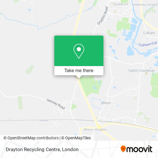 Drayton Recycling Centre map