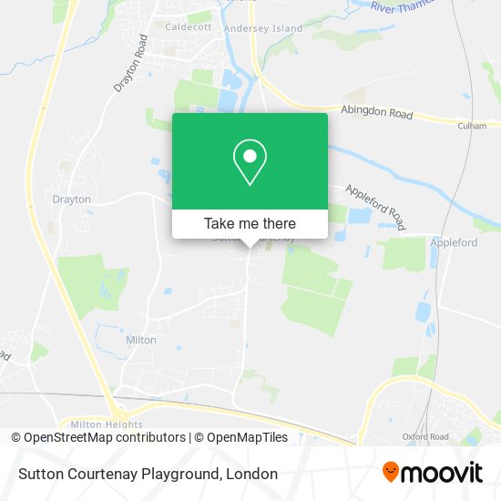 Sutton Courtenay Playground map