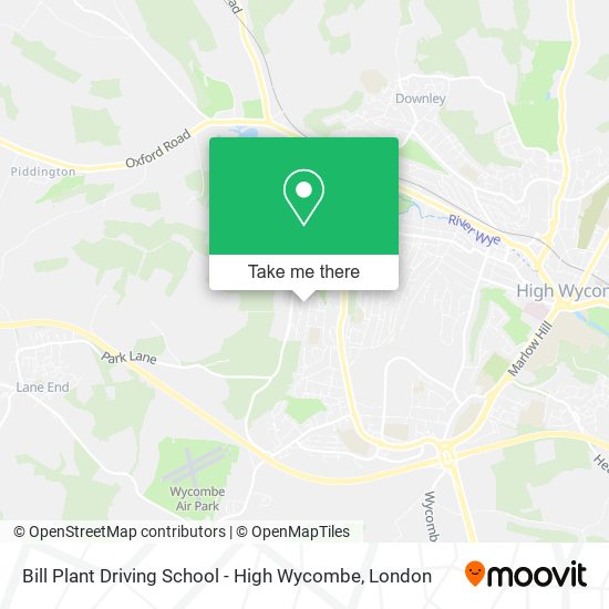 Bill Plant Driving School - High Wycombe map