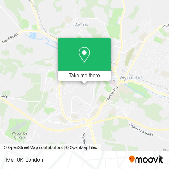 Mer UK map