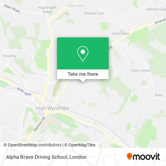 Alpha Bravo Driving School map