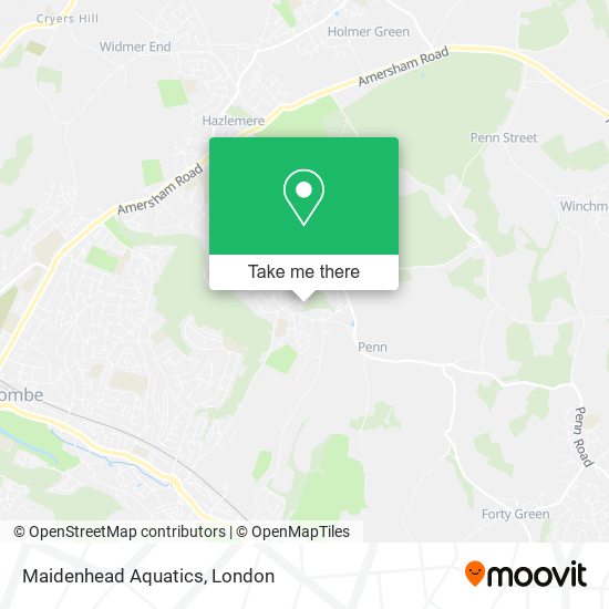 Maidenhead Aquatics map