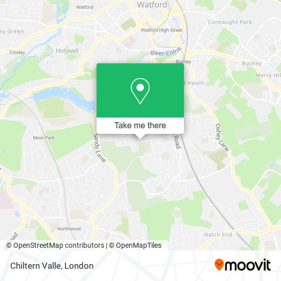Chiltern Valle map