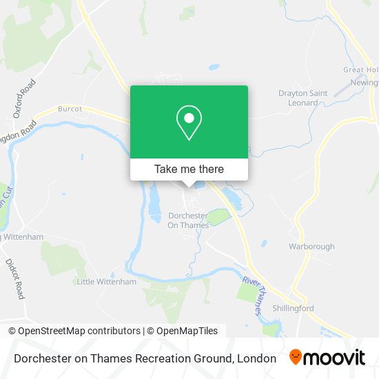 Dorchester on Thames Recreation Ground map