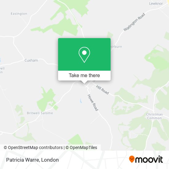 Patricia Warre map