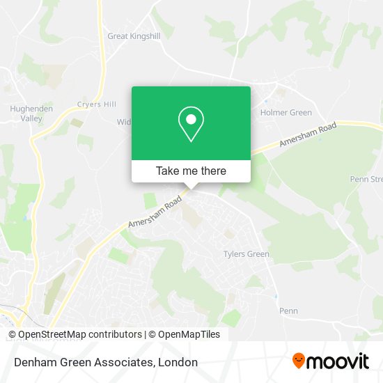 Denham Green Associates map