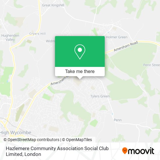 Hazlemere Community Association Social Club Limited map