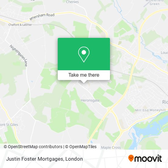 Justin Foster Mortgages map