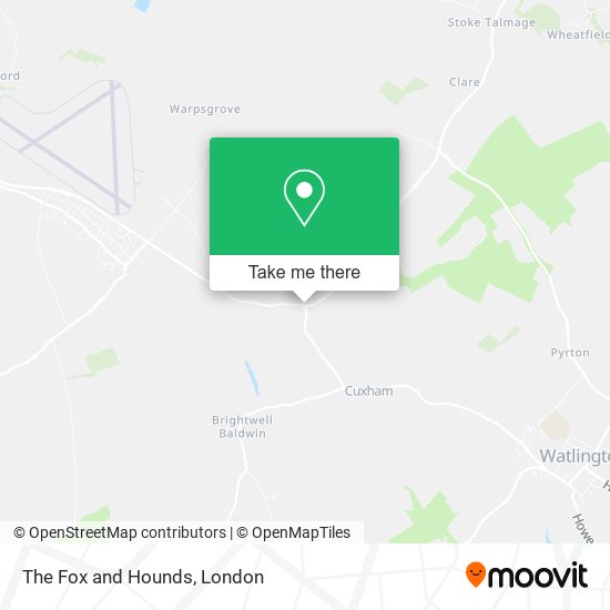 The Fox and Hounds map