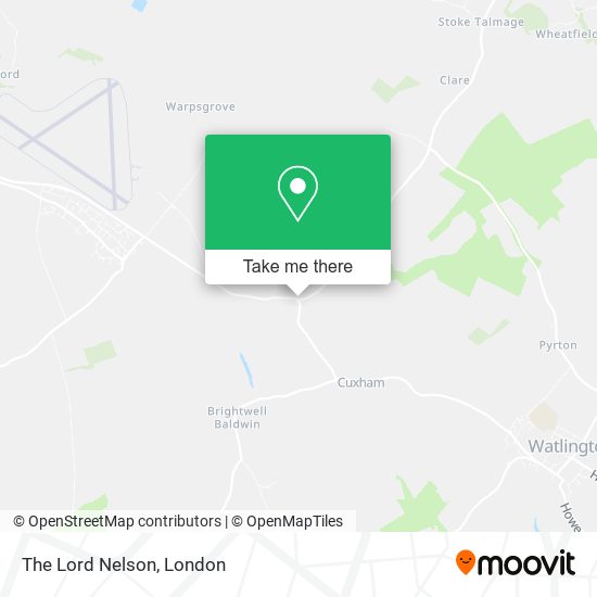 The Lord Nelson map