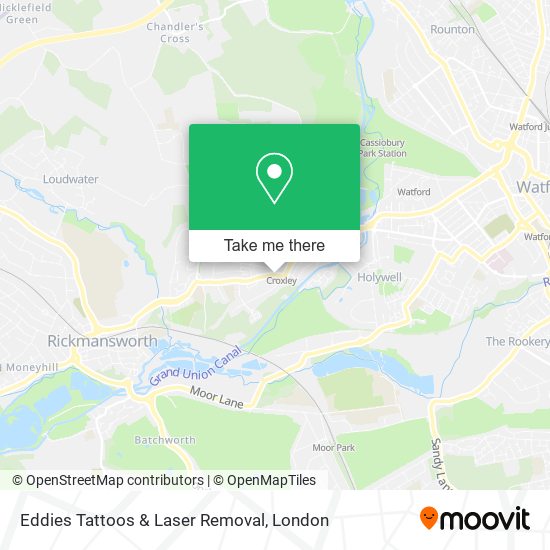 Eddies Tattoos & Laser Removal map