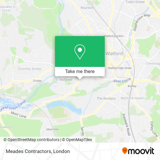 Meades Contractors map