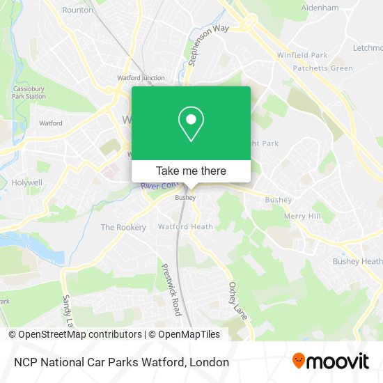 NCP National Car Parks Watford map