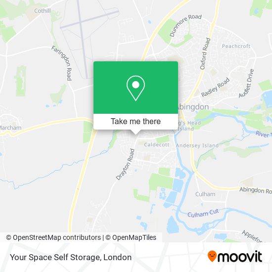Your Space Self Storage map
