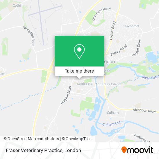 Fraser Veterinary Practice map