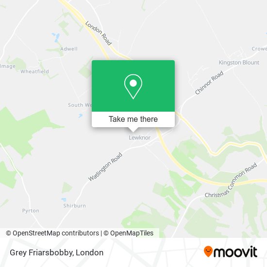 Grey Friarsbobby map