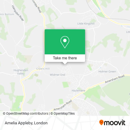 Amelia Appleby map