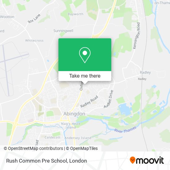 Rush Common Pre School map