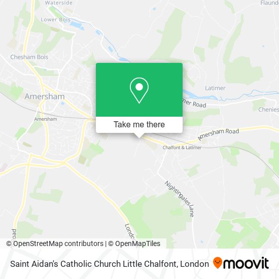 Saint Aidan's Catholic Church Little Chalfont map